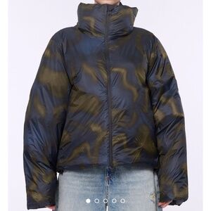 NWT! Rains Kevo Short puffer jacket unisex size Large Morph